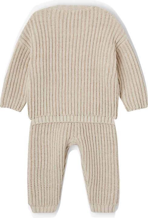 Vertbaudet Unisex Baby-Set: Pullover, Strickhose & Wickelbody