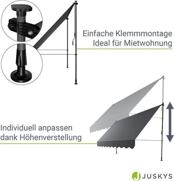Image du produit Juskys Klemmmarkise Kapstadt (3.50 m)