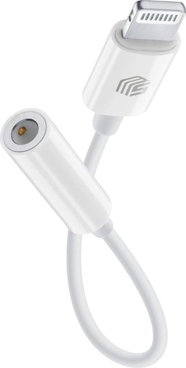 Music Sound Cellularline MFI Cavo adattatore audio da Lightning a Jack da 3,5 mm Bianco (Lightning, Jack da 3.5mm)