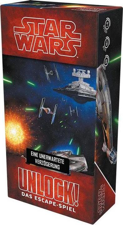 Actual product image Asmodée SCOD0059 - Unlock! Star Wars-Unexpected delay, single scenario (DE edition) (German)