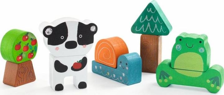 Produktbild Djeco Holzpuzzle - Konstruktionsspiel - Laimingi (10 Teile)