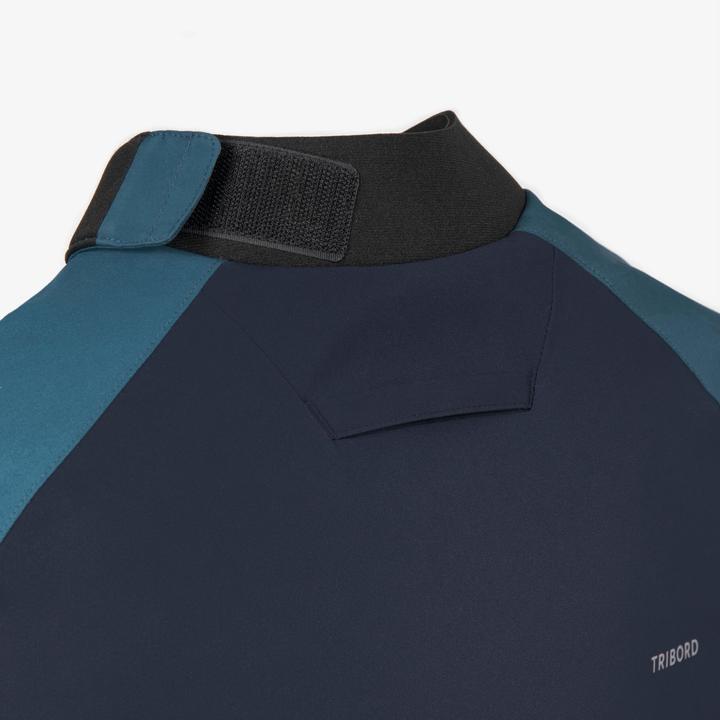 Actual product image Tribord Women's Sailing Windproof Jacket - 500 BLUE