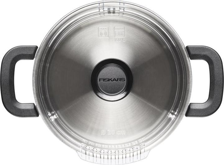 Actual product image Fiskars CASSEROLE FF 3L WITH LID 1072316 (Pot, Stainless steel)