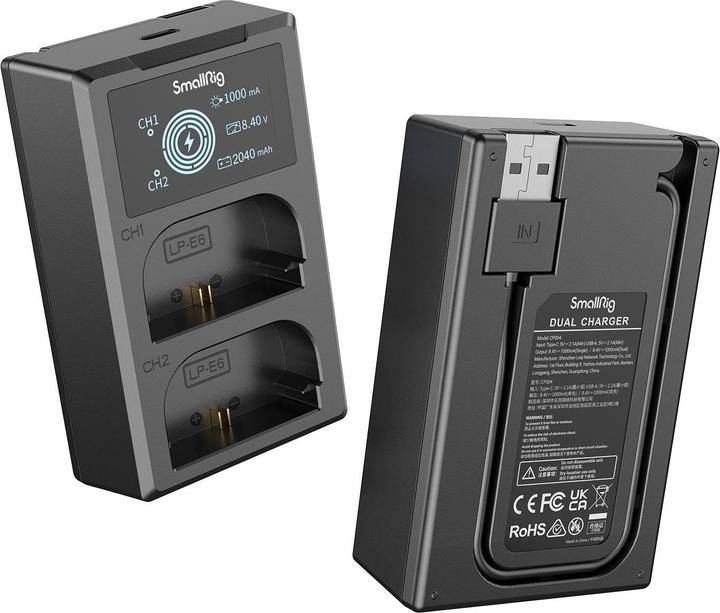 Actual product image SmallRig LP-E6NH Camera Battery and Charger Kit 3821 (Rechargeable battery)