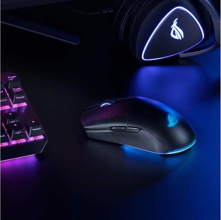 Actual product image ASUS ROG Pugio II (Cable, Wireless)