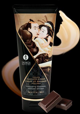 Image du produit Shunga Massage Cream Betörende Schokolade (200 ml)