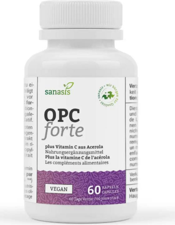 Actual product image Sanasis OPC Forte (60 Caps) (60 Piece, Capsules, 9 g)