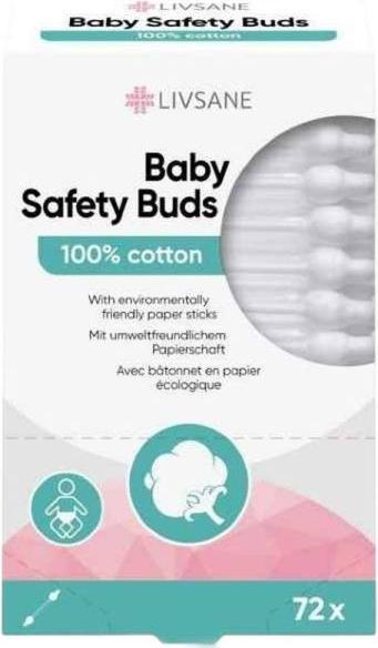 Actual product image Livsane Safety cotton swab