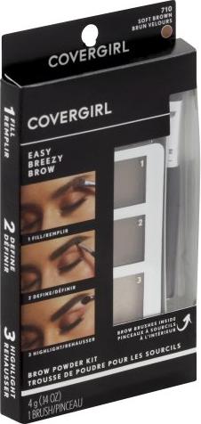 CoverGirl Easy Breezy Brow Set, soft brown (Braun)