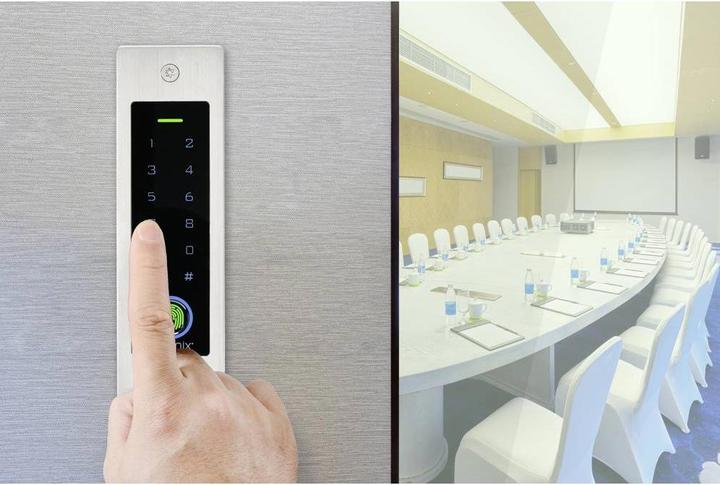 Productafbeelding Sygonix SY-5231014 Vingerafdruk/RFID-toegangssysteem inbouw 12 V/DC, 18 V/DC IP (Vingerafdruk, Sleutelkaart)