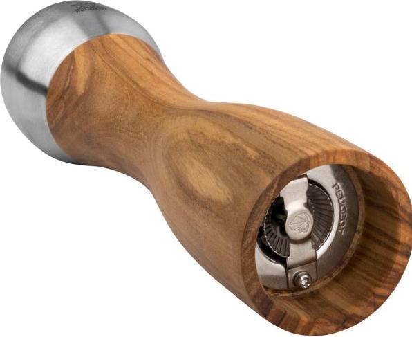 Actual product image Peugeot Fidji salt mill 20 cm olive wood and stainless steel (Salt)