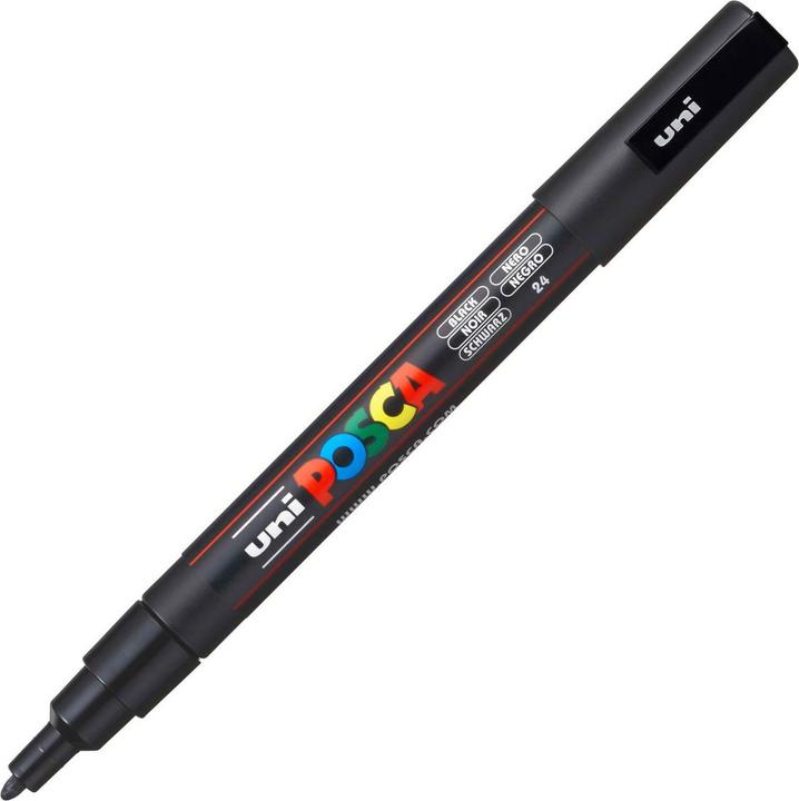 Image du produit Posca Marqueur PC-3M pointe ogive (Noir, 0.90 mm, 1 x)