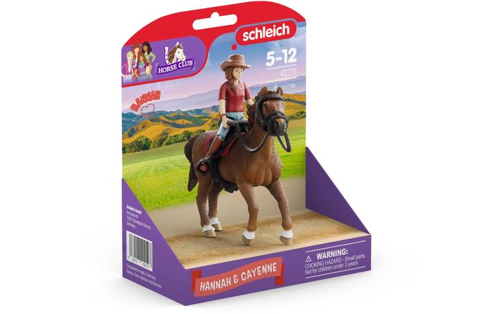 Actual product image Schleich HORSE CLUB Hannah & Cayenne
