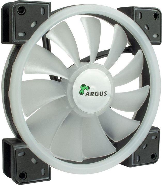 Produktbild Intertech Inter-Tech Lüfter 140*140*25 ARGUS RS-141 RGB,26 RGB-LEDs retail (140 mm, 1 x)