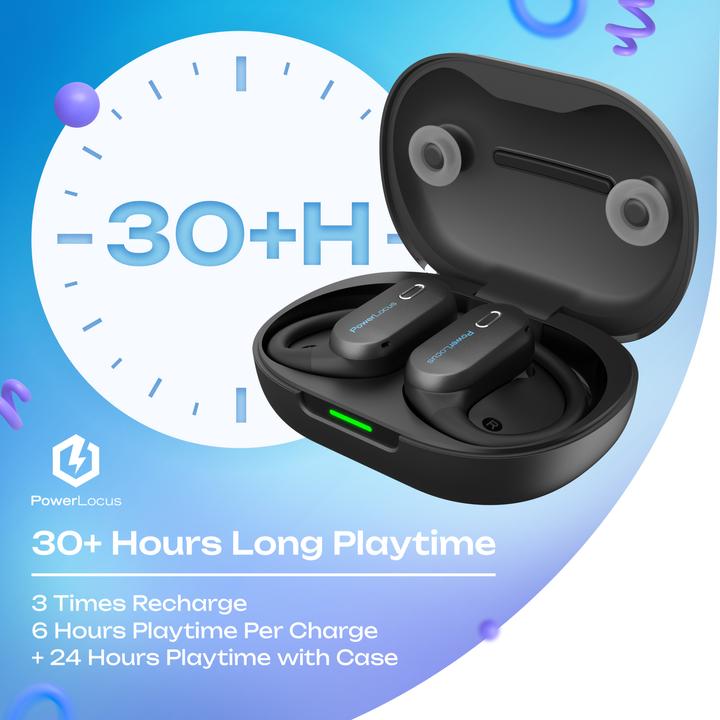 Actual product image PowerLocus Jumpy Open Ear Bluetooth-Kinderkopfhörer