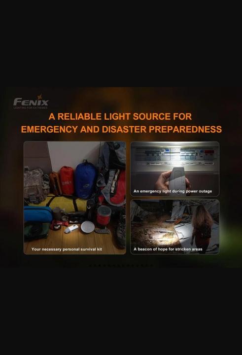 Produktbild Fenix E-STAR selbstaufladbare Taschenlampe (12.70 cm, 100 lm)