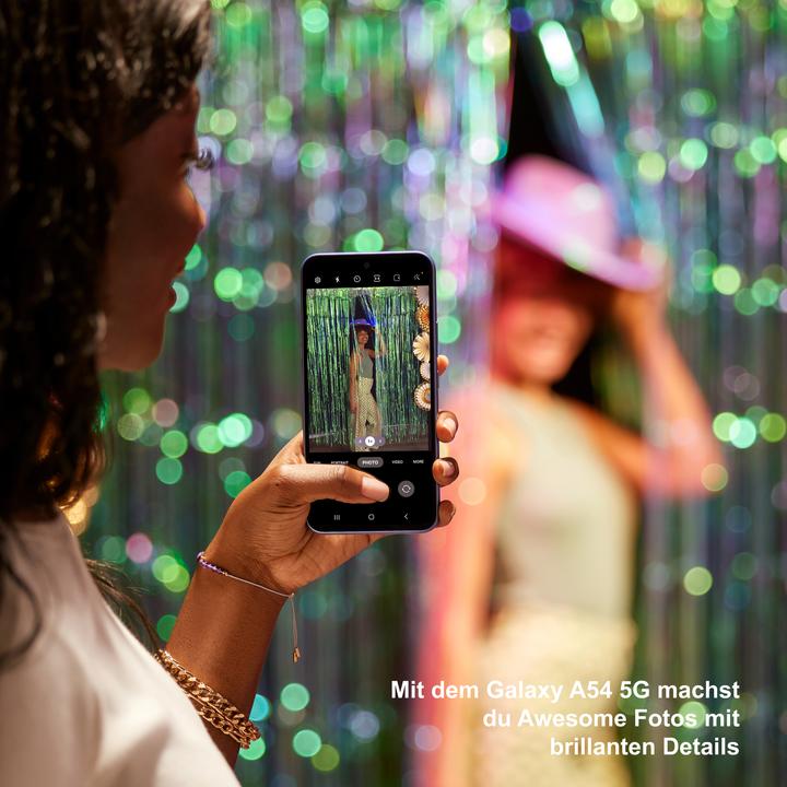 Produktbild Samsung Galaxy A54 5G (128 GB, Awesome Graphite, 6.40", Dual SIM, 50 Mpx, 5G)
