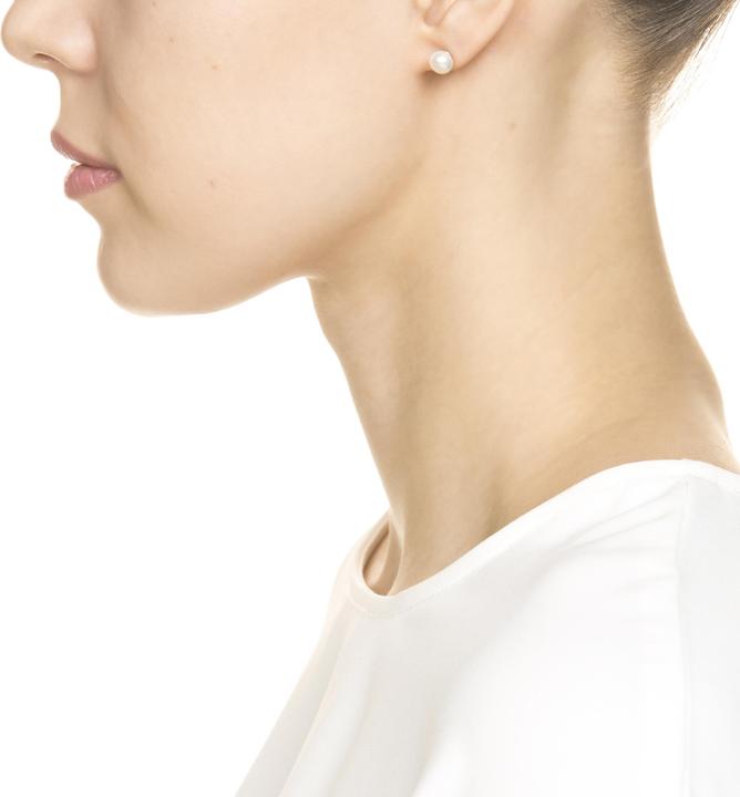 Actual product image Heideman Pearl stud earrings 10mm gold colored (100% stainless steel)