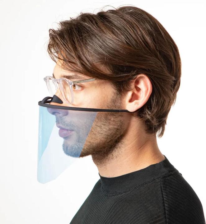 Immagine prodotto Norona Maschera protettiva trasparente per la bocca e il naso (1 x)