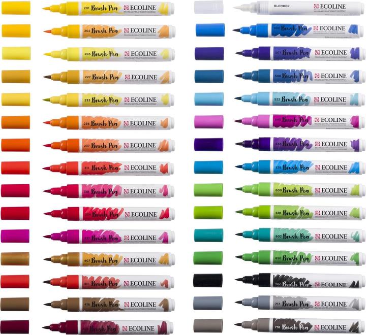 Produktbild Talens Ecoline (Mehrfarbig, 30 x)