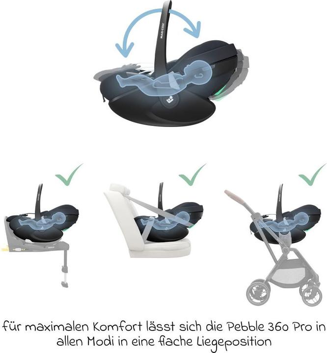 Actual product image Maxi-Cosi Pebble Pro (Baby car seat, ECE R129/i-Size Standard)
