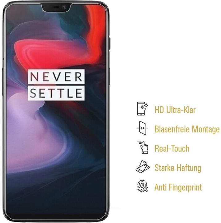 Produktbild Protectorking 6x Premium Displayschutzfolie 3D KLAR (6 Stück, OnePlus 6)
