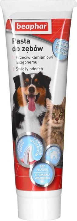 Produktbild beaphar 12789 Haustierzahnpasta Anti-Plaque-Zahnpasta für Haustiere (Hund, Katze)