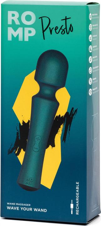 Actual product image Romp Presto Wiederaufladbarer Silikon Stabvibrator