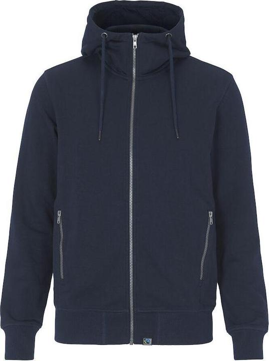 Cottover Hoodie mit durchgehendem Reissverschluss
