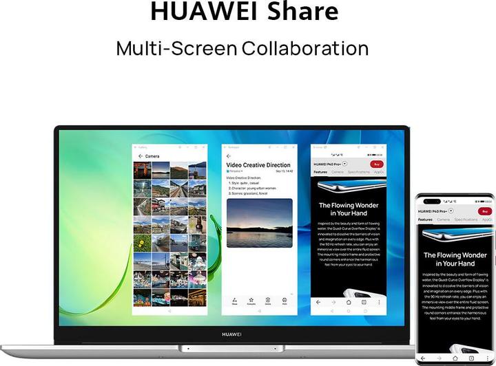 Produktbild Huawei MateBook D15 Ryzen 7 512GB (15.60", AMD Ryzen 7 5700U, 16 GB, 512 GB)