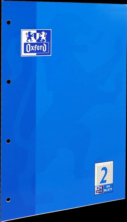 Actual product image Oxford Worksheet pad, A4, ruling 2 (A4, Lined, Hardcover)