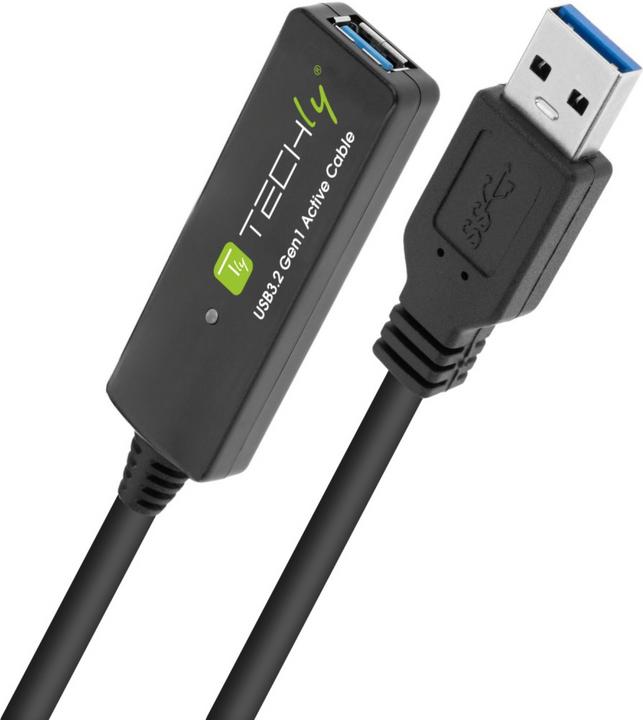 Image du produit Techly Câble répéteur USB 3.0 20m (20 m, USB 3.2 Gen 1)