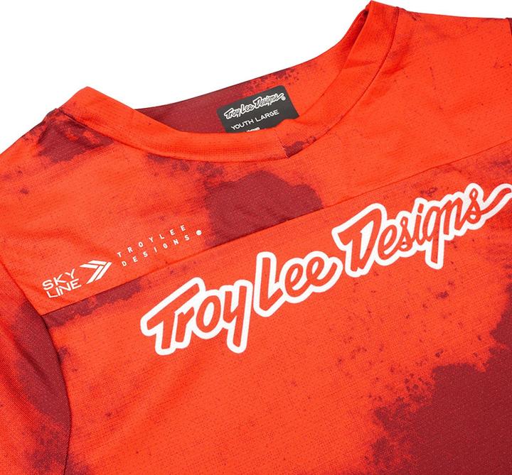 Produktbild Troy Lee Designs Skyline SS Jersey, Flared, fiery red, youth XS (XS)