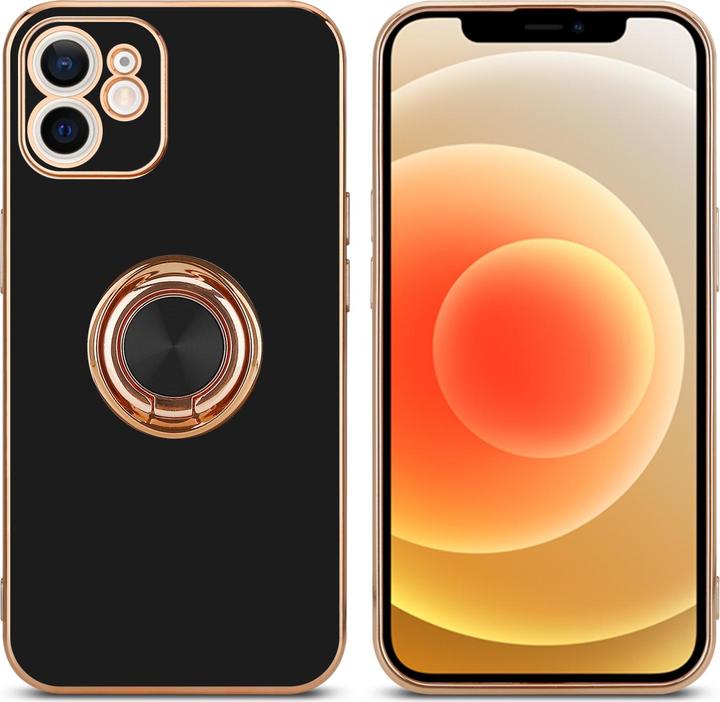 Image du produit Cadorabo Étui pour Apple iPhone 12 en TPU avec protection pour appareil photo et anneau LM089 Style (Apple iPhone 12)