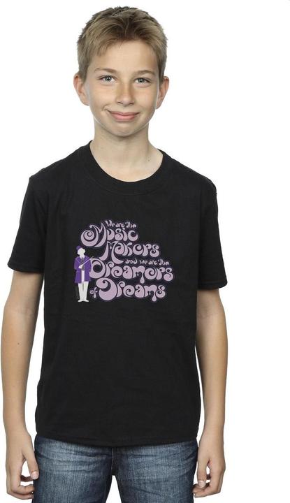 Image du produit Willy Wonka & the Chocolate Factory - T-shirt DREAMERS TEXT - Garçon (152, 158)