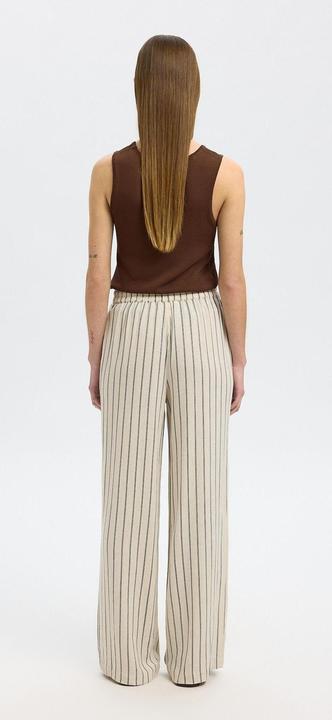 Image du produit Selected Femme Slfviva-Gulia Hw Striped Sun Pant Noos (34)