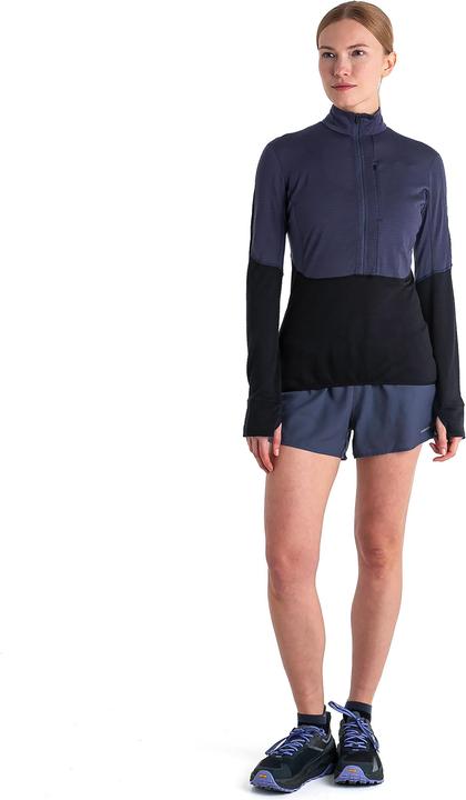Actual product image Icebreaker Women Merino 200 Realfleece Descender LS Half Zip (S)