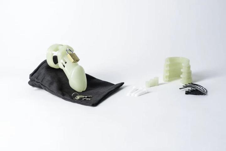 Actual product image CB-X - Glow-in-the-dark Chastity Cage