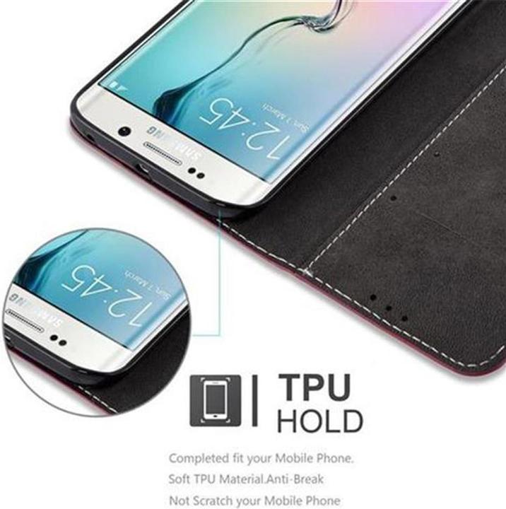 Productafbeelding Cadorabo Boek X Portemonnee Hoesje (Samsung Galaxy S6 Edge)
