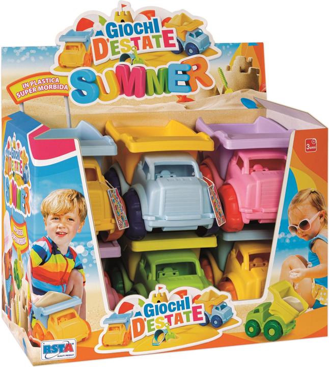 Actual product image Rs Toys Camioncini Spiaggia 4 Colouri Ass. Display 6 Pz