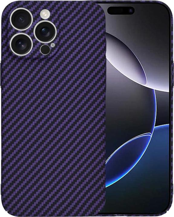 Produktbild Techsuit - Carbonite FiberShell - iPhone 16 Pro Max - Purple (Apple iPhone 16 Pro Max)