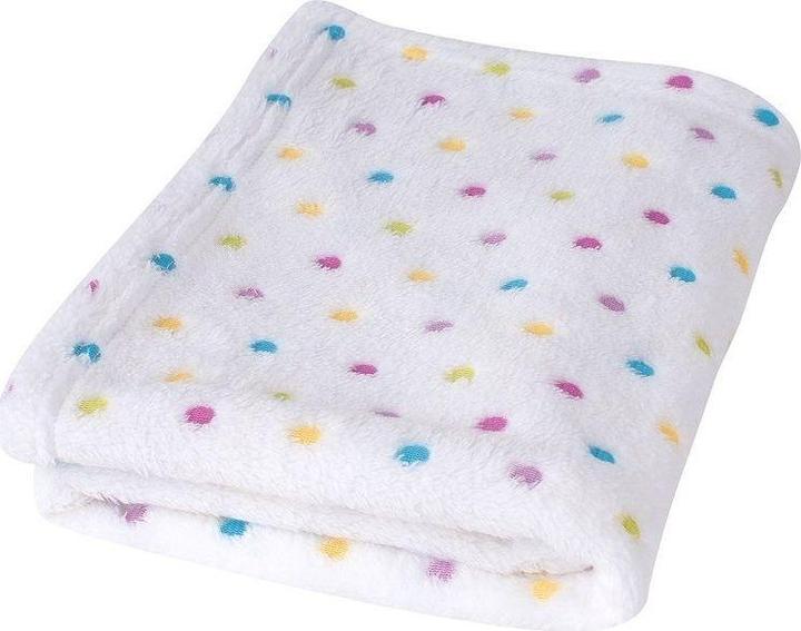 Baby Matex BabyMatex blanket with colorful dots 75 * 100 Milly (100 x 75 cm)