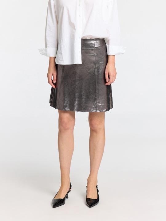 Immagine prodotto Selected Femme Metallic Lederminirock (36)