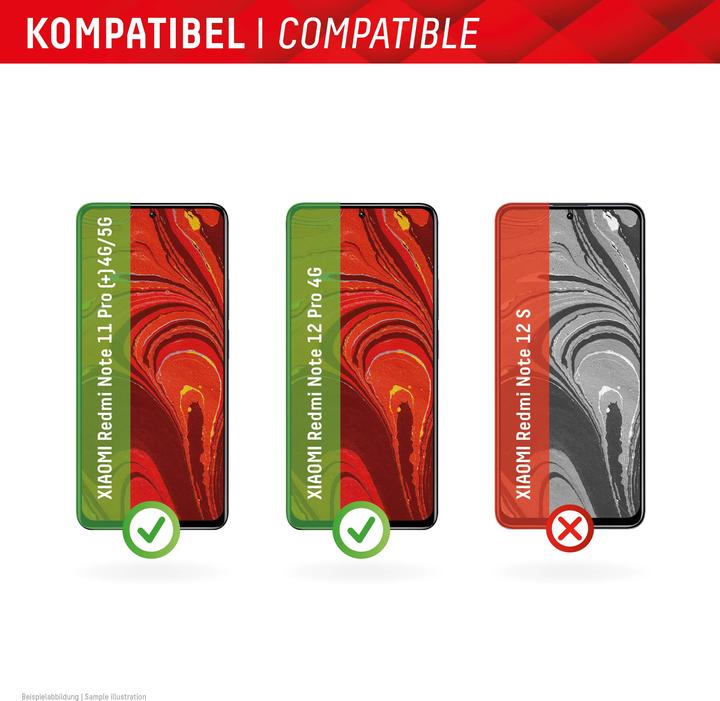Produktbild Displex Real Glass, 2D Panzerglas (1 Stück, Xiaomi Redmi Note 11 Pro 5G, Xiaomi Redmi Note 12 Pro)