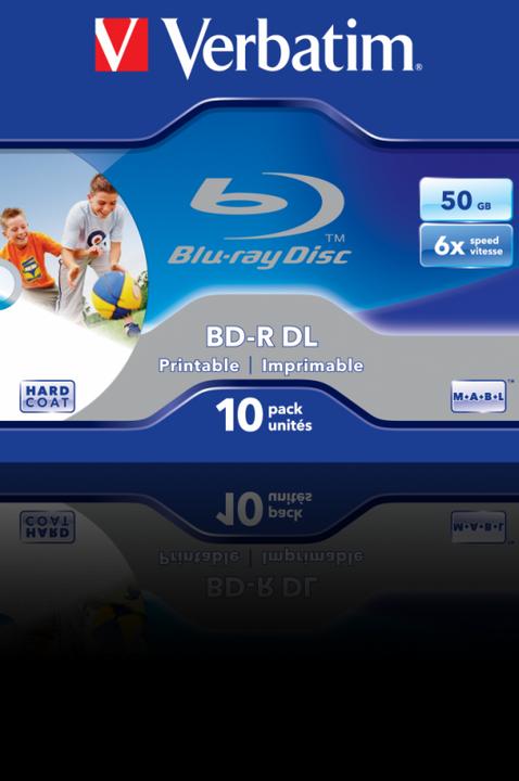 Actual product image Verbatim 43736 BluRay BD-R DL 10pc (10 x)