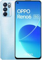 Produktbild OPPO Reno6 (128 GB, Arctic Blue, 6.40", Dual SIM, 64 Mpx, 5G)