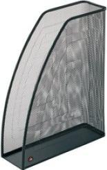 Actual product image Alba MESHMAG BC magazine file, DIN A4, made of wire metal, white Dimensions:(W)260 x (D)80 x (H)335 mm (A4)