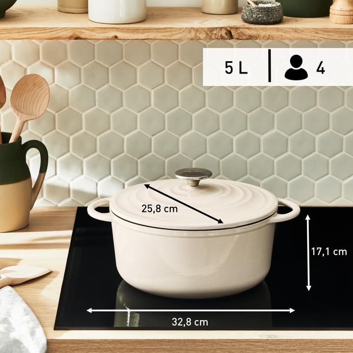 Actual product image Tefal LOV roaster (25 cm, Casserole + Stewpot, Pot, Cast iron)