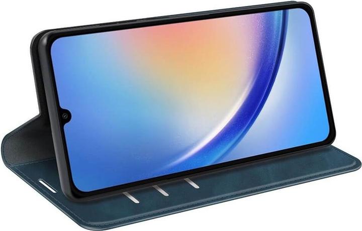 Produktbild Cover-Discount Galaxy A35 - Stand Flip Case Hülle blau (Samsung Galaxy A35)