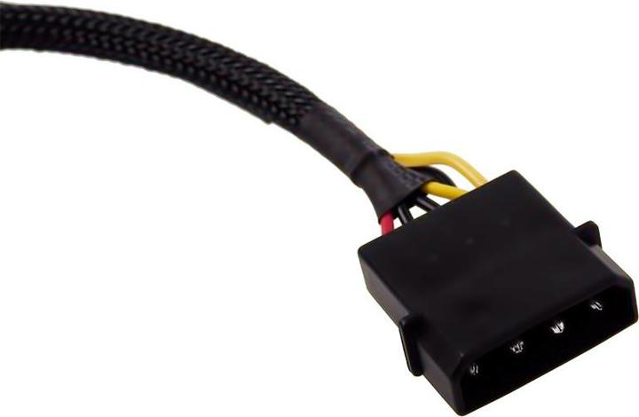 Image du produit Alphacool Adaptateur Molex 4 broches double pour électrovanne - noir 50cm